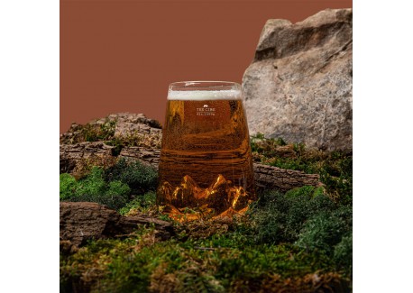Topographic Borosilicaat Longdrinkglas Berg 45 cl -Tre Cime di Lavared