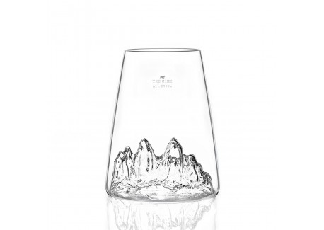 Topographic Tre Cime di Lavaredo Verre Longdrink Borosilicate Montagne