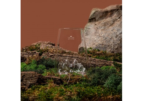 Topographic Tre Cime di Lavaredo Verre Longdrink Borosilicate Montagne