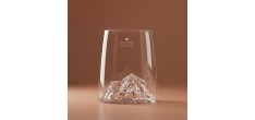 Topographic Set van 4 Shooters Classics Borosilicaat Berg Glazen 6,5 c
