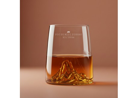 Topographic Set van 4 Shooters Classics Borosilicaat Berg Glazen 6,5 c