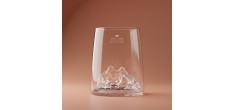 Topographic Italie Set 4 Verres Shooters Borosilicate Montagne 6,5 cl