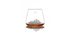 Topographic Set van 2 Borosilicaat Digestive Glazen 35 cl Mont Blanc/E