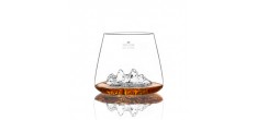 Topographic Set van 2 Borosilicaat Digestive Glazen 35 cl Tre Cime/Mon