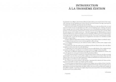 Le Guide Culinaire - Auguste Escoffier 