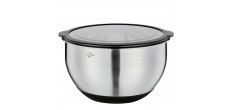 Cul de Poule Bol Inox Gradué Antidérapant 24 cm 4,8 L + Couvercle Herm