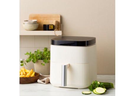 Silhouette AirFryer Céramique sans PFAS - XL 5 L Blanc Crème 