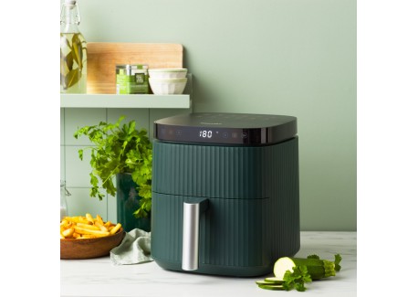 Silhouette Airfryer Keramisch zonder PFAS – XL 5 L Dennegroen