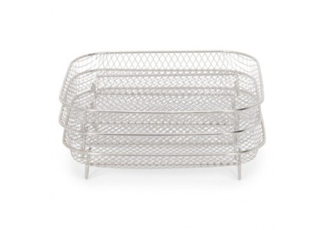 Accessoires Airfryer Grilles de Cuisson Empilables 3 niveaux inox 20X2
