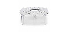 Accessoires Airfryer Couvercle Anti éclaboussures Inox 21X21cm 
