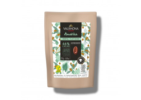 Amatika Lactosevrije Vegan Melkchocolade 46% Bonen Zakje 250g