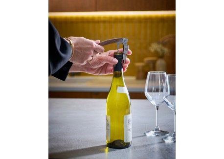 Malbec Sommelier Kurkentrekker met Dubbele Hendel Notenhout 13 cm