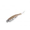 Zie dia Malbec Sommelier Kurkentrekker met Dubbele Hendel Notenhout 13 cm