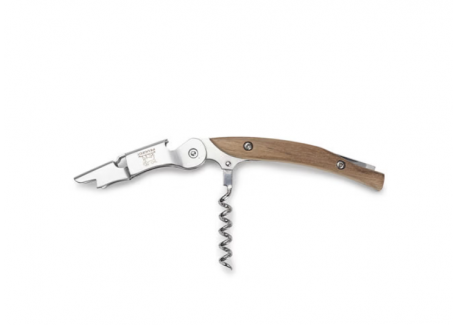 Malbec Sommelier Kurkentrekker met Dubbele Hendel Notenhout 13 cm