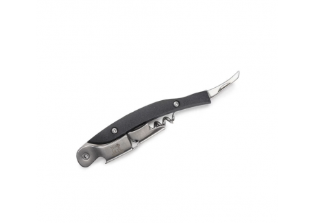 Malbec Sommelier Kurkentrekker met Dubbele Hendel Zwart 13 cm