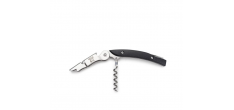 Malbec Sommelier Kurkentrekker met Dubbele Hendel Zwart 13 cm