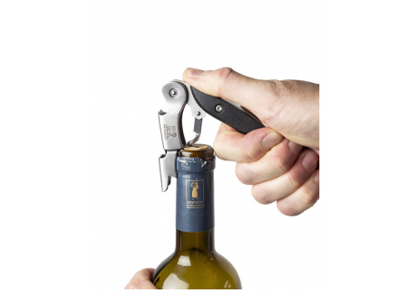 Malbec Tire-bouchon Sommelier à Double Levier Noir 13 cm 