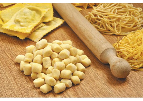 Matarello Rouleau à Pâtes Fraîches en Bois 70 cm 