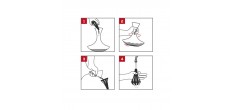 Wine Service Coffret Dégustation Vin Carafe+Sommelier+Billes Nettoyant