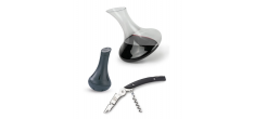 Wine Service Wijnproeverijsset Karaaf + Sommelieraccessoire + Reinigin