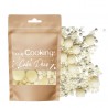 Zie dia Taartdecoraties Knapperige Parels in Witte Chocolade en Goud 50 g