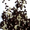 Voir la slide Déco Gâteau Perles Croustillantes en Chocolat Noir et Doré 50g 
