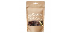 Déco Gâteau Perles Croustillantes en Chocolat Noir et Doré 50g 
