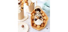 Taartdecoraties Knapperige Parels in Pure Chocolade en Goud 50 g
