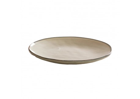 Organic Bord Crème Beige 26,5 cm