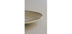 Organic Assiette Plate Beige Crème 26,5 cm 