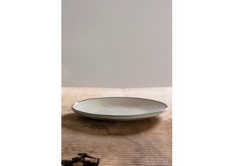 Organic Bord Crème Beige 26,5 cm