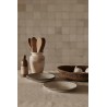 Zie dia Organic Plat Bord Beige Crème 21,5 cm