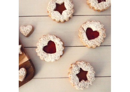 Linzer Emporte-pièces Cannelés en Inox pour Biscuits Fourrés Ø5cm 4 Pc