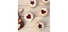 Linzer Koekjesvormpjes van RVS met Kartelrand voor Koekjes Ø5cm 4 stuk