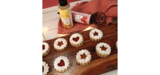 Linzer Koekjesvormpjes van RVS met Kartelrand voor Koekjes Ø5cm 4 stuk