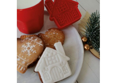 Set Uitsteekvormen + Uitduwers voor Huisgemaakte Kerstkoekjes en Want