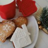 Voir la slide Set Emporte-pièces + Ejecteurs Biscuits de Noël Maison et Moufle 2 Pcs