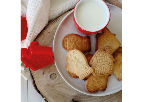 Set Uitsteekvormen + Uitduwers voor Huisgemaakte Kerstkoekjes en Want