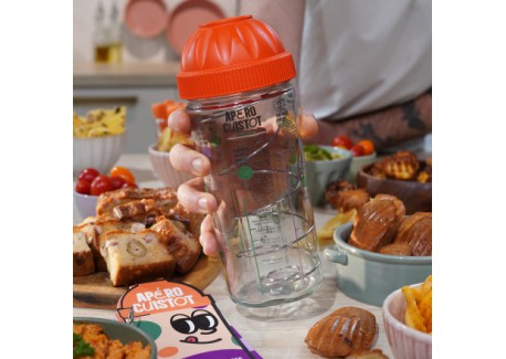 Apéro Cuistot Set Glazen Shaker met Recepten