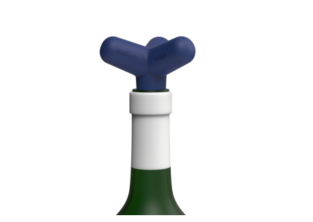Spark Bouchon Universel pour Bouteille Silicone Recyclé Bleu Myrtille