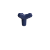 Zie dia Spark Universele Flessendop van Gerecyclede Siliconen Blauw
