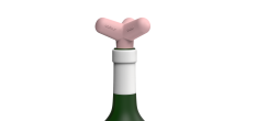 Spark Bouchon Universel pour Bouteille Silicone Recyclé Rose Guimauve