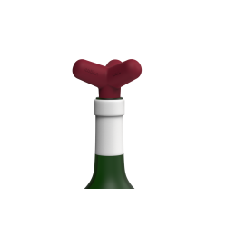 Spark Bouchon Universel pour Bouteille Silicone Recyclé Rouge Passion