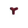 Zie dia Spark Universele Flessendop van Gerecyclede Siliconen Rood
