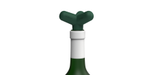 Spark Bouchon Universel pour Bouteille Silicone Recyclé Vert Fougère -