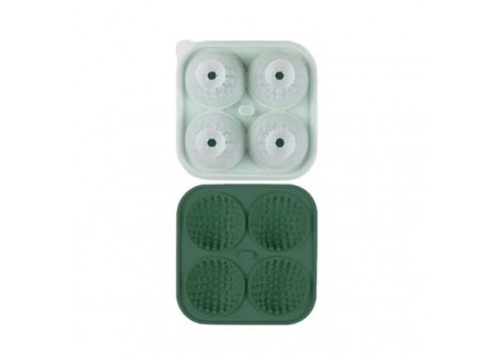 4 Ball Gehamerd Effect Siliconen Ijsblokjesvorm 5,5 cm