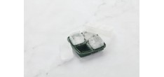 4 Kubussen Gehamerd Effect Siliconen Ijsblokjesvorm 5,5 cm