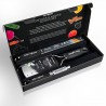 Zie dia Gourmet  Premium Zester + Rasp + Dunschiller Set | Zwart RVS 3 stuks