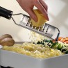 Zie dia Gourmet  Premium Zester + Rasp + Dunschiller Set | Zwart RVS 3 stuks