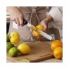 Voir la slide Gourmet Set Premium Zesteur + Râpe + Eplucheur I Inox Noir 3 Pcs 
